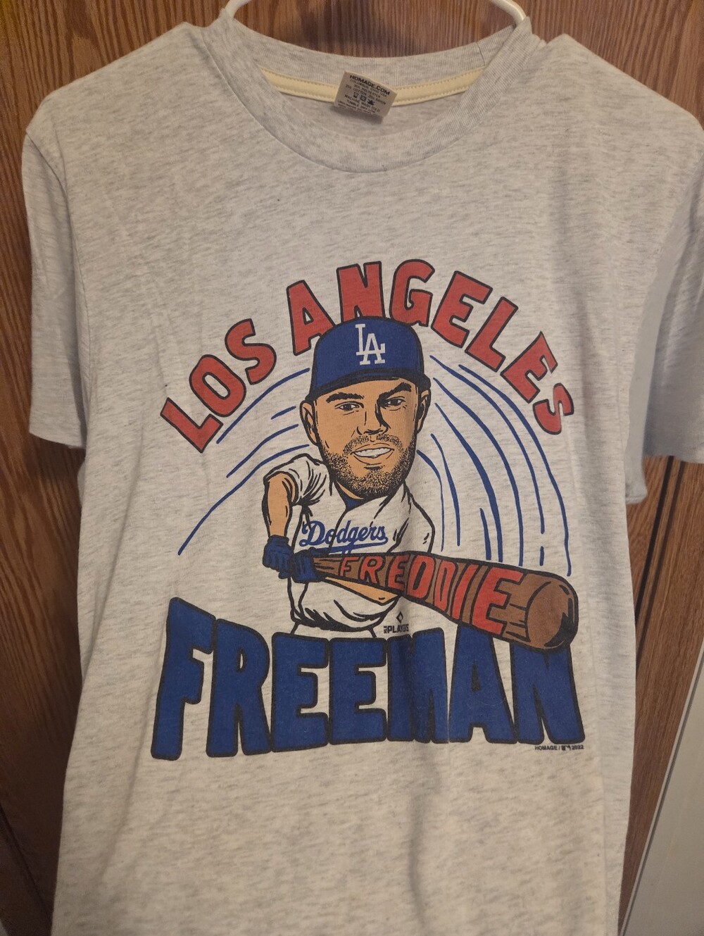 Homage Los Angeles Dodgers Freddie Freeman Shirt Sz Medium Men's MLB - Picture 2 of 6